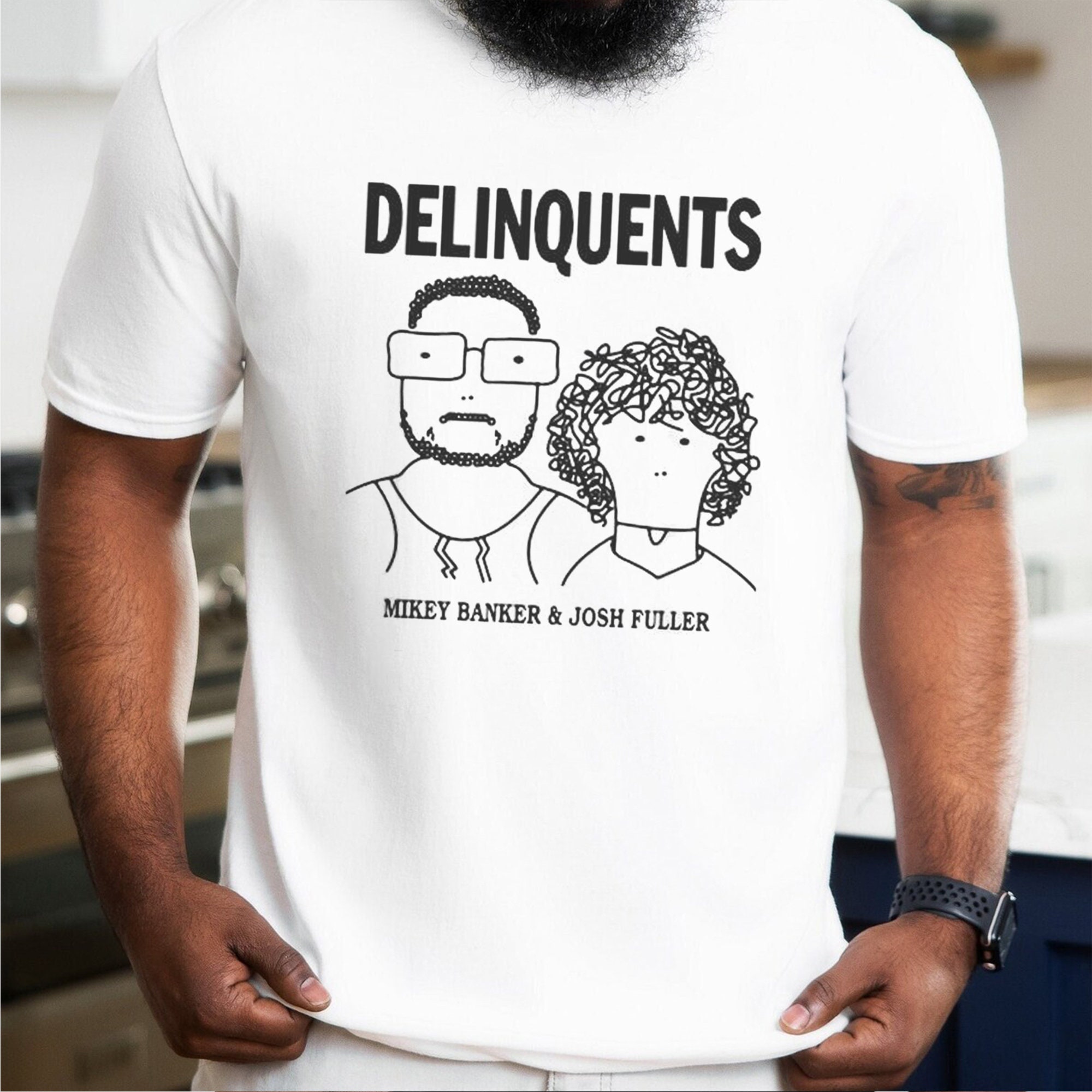 Funny Delinquents Mikey Banker And Josh Fuller Unisex T-Shirt