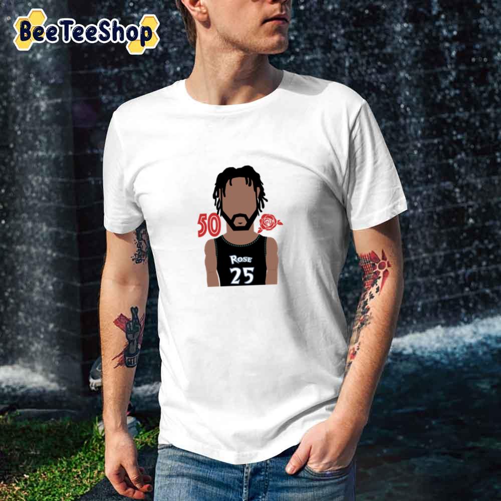 Funny Digital Style Derrick Rose Basketball Sport Unisex T-Shirt