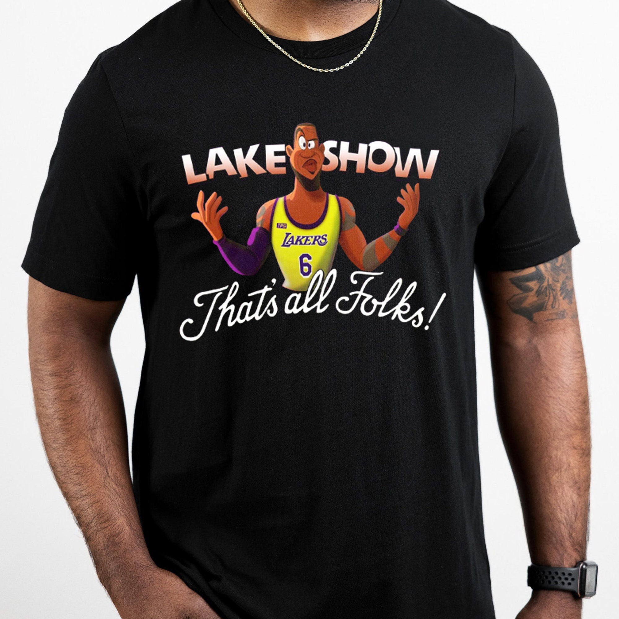 Funny Lake Show Thats All Folks Unisex T-Shirt