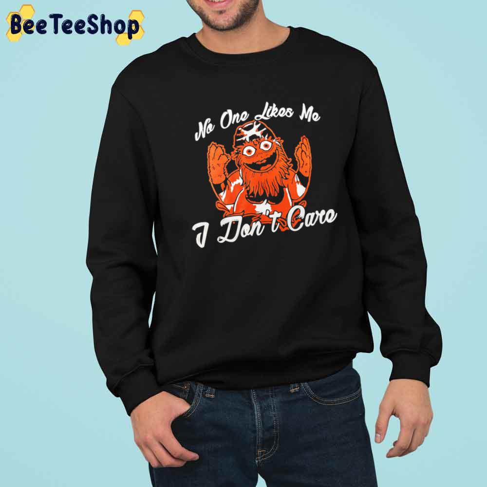 Funny No One Likes Me I Don’t Care Philadelphia Flyers Hockey Unisex Sweatshirt