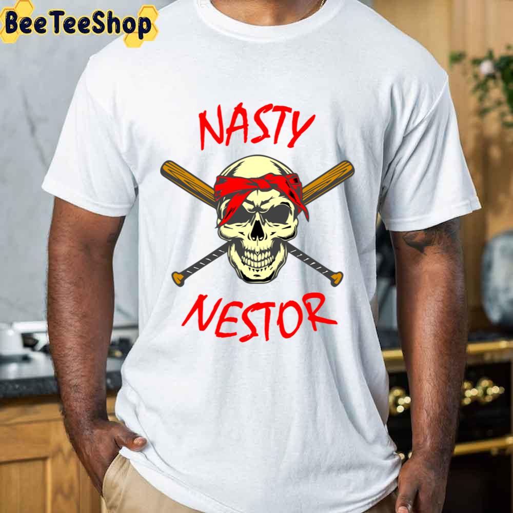 Funny Skull Nasty Nestor Baseball Unisex T-Shirt