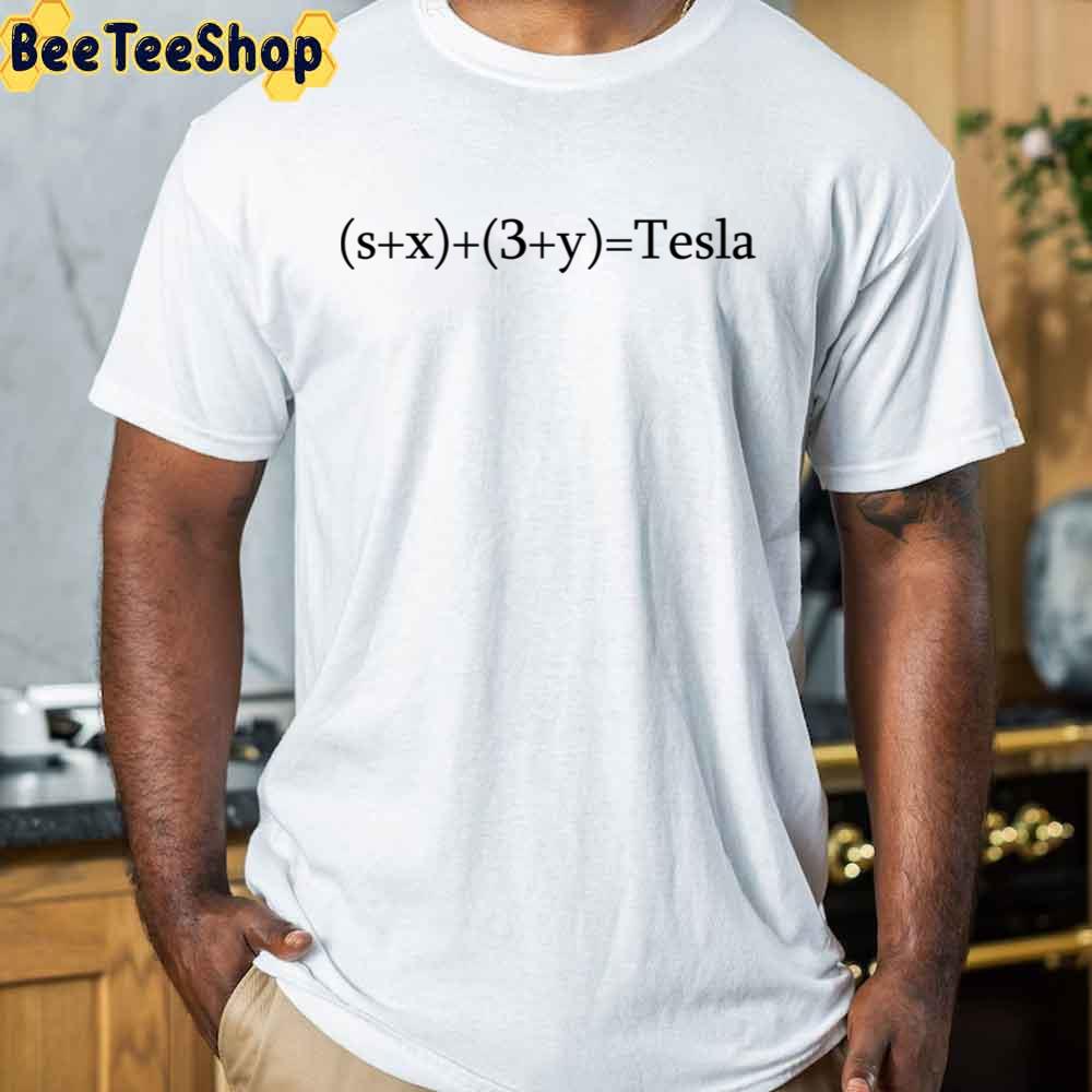 Funny Tesla Math Unisex T-Shirt