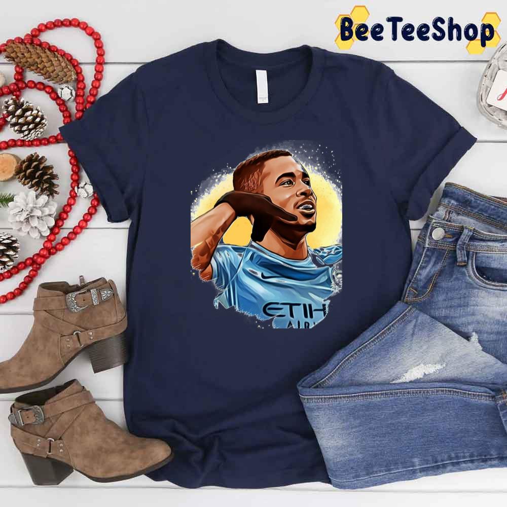 Gabriel Jesus Art Manchester City Football Unisex T-Shirt