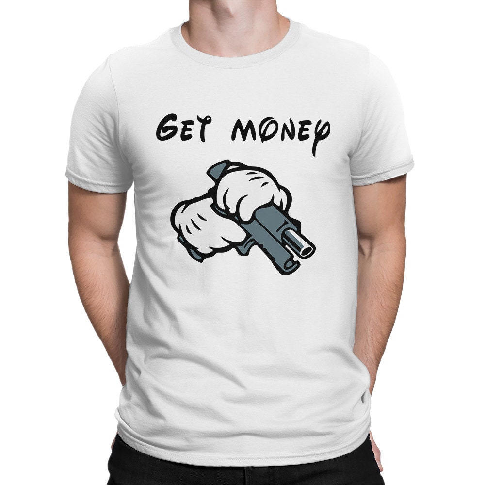 Gangsta Mickey Mouse Get Money T-Shirt