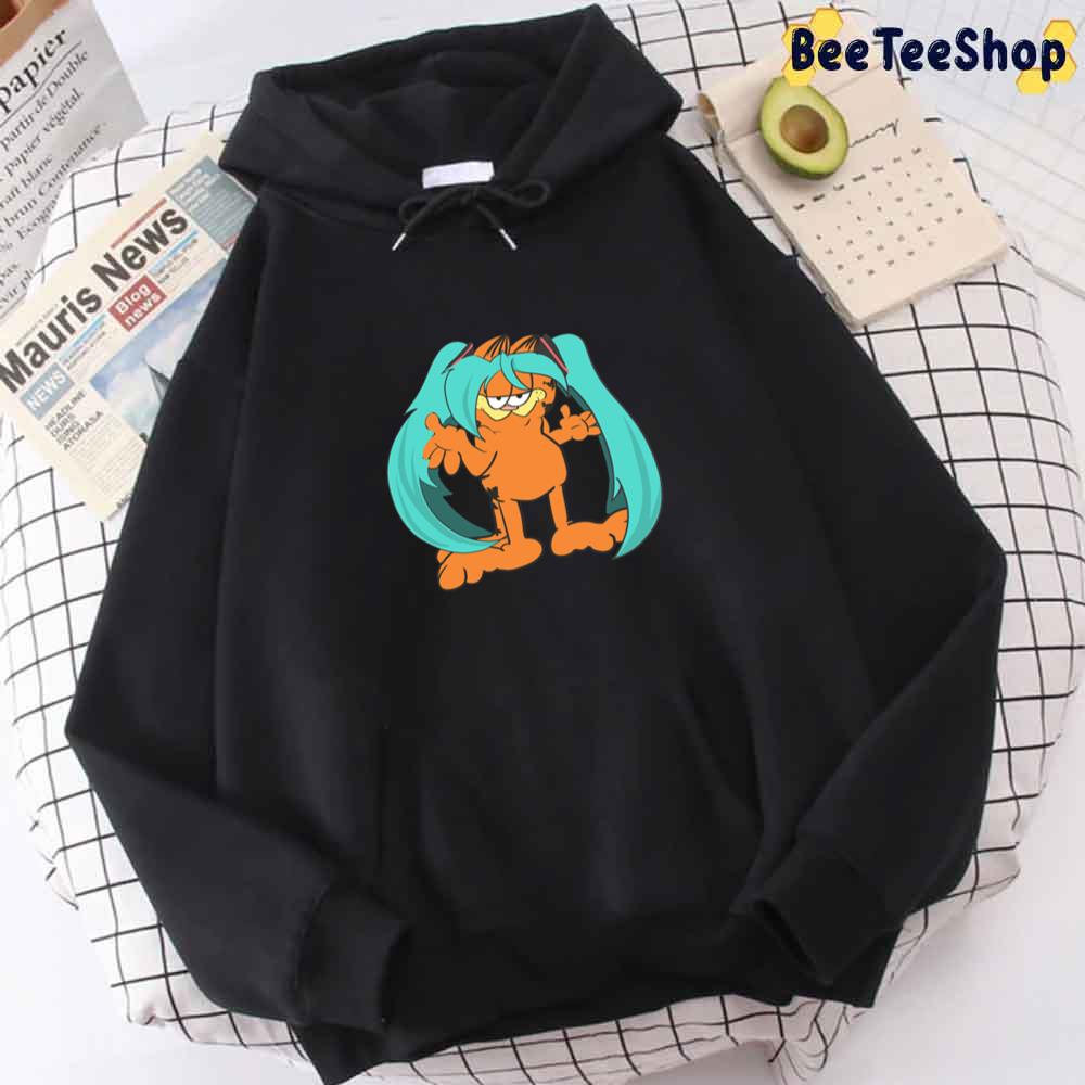 Garfield Hatsune Miku Unisex Hoodie