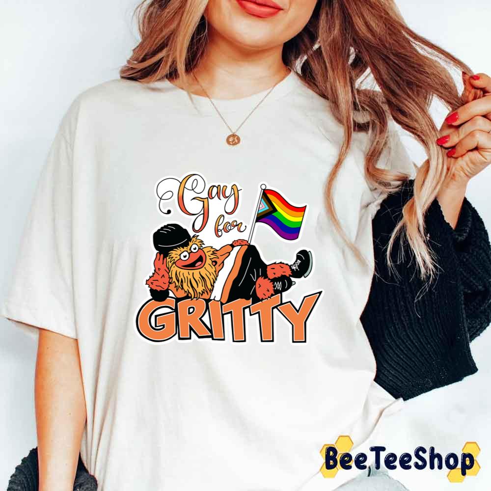 Gay For Gritty Philadelphia Flyers Hockey Unisex T-Shirt