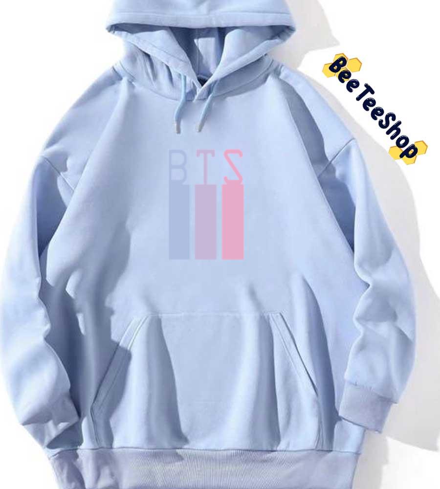 Gradient Text Style BTS Kpop Unisex Hoodie