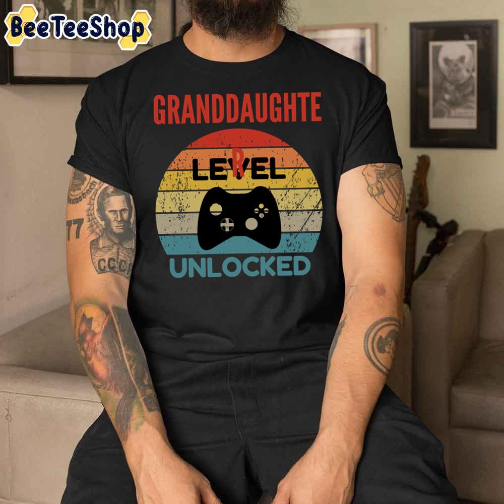 Granddaughter Level Unlocked Gamer Unisex T-Shirt