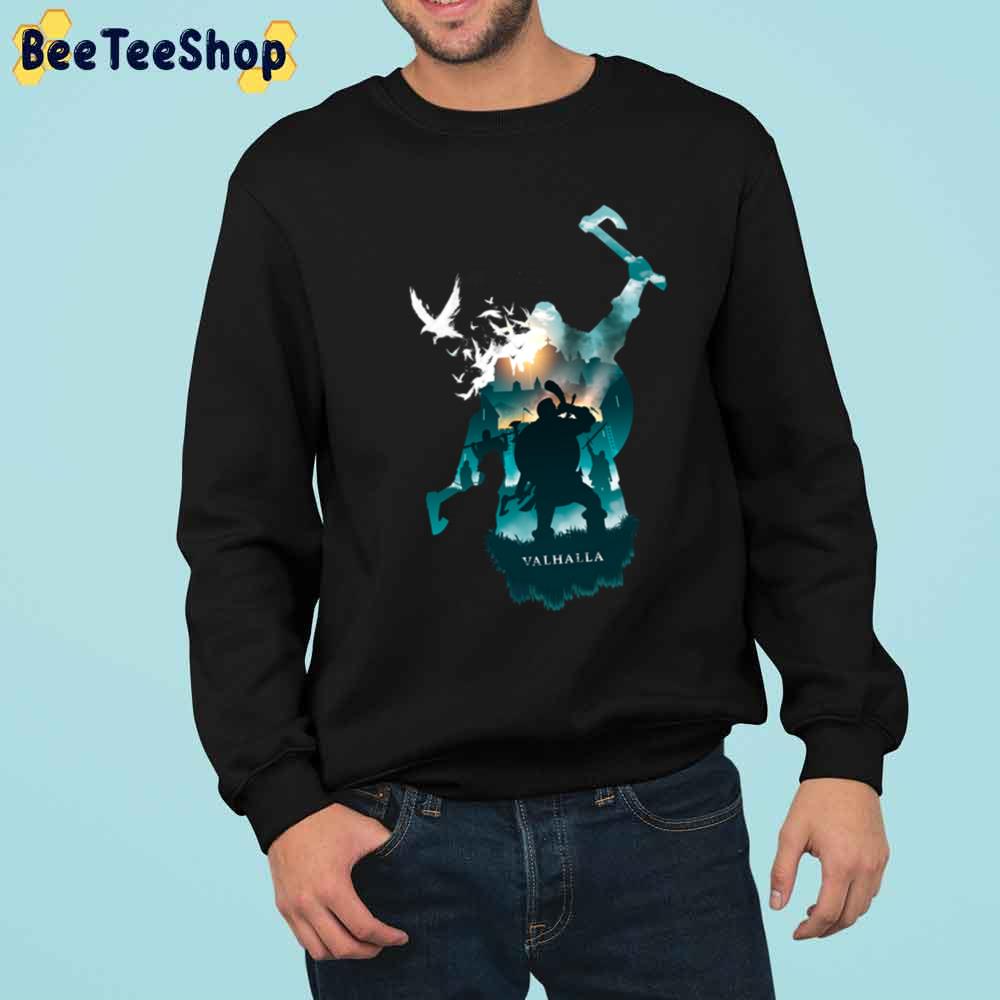 Green Design Valhalla Game Unisex Sweatshirt