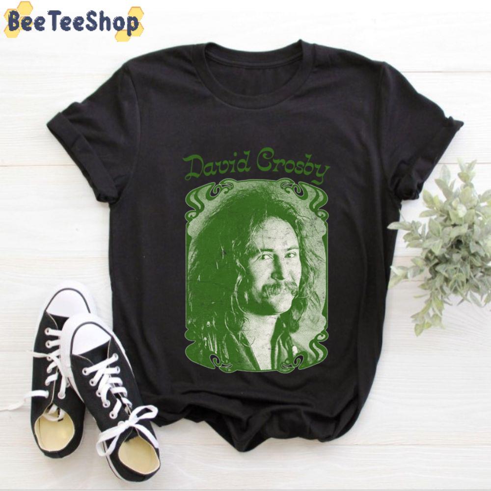 Green Vintage David Crosby Crosby Stills Nash And Young Unisex T-Shirt