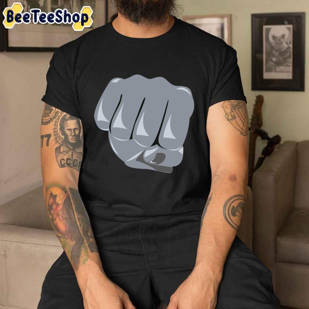 Grey Style Joe Louis Fist Boxing Unisex T-Shirt