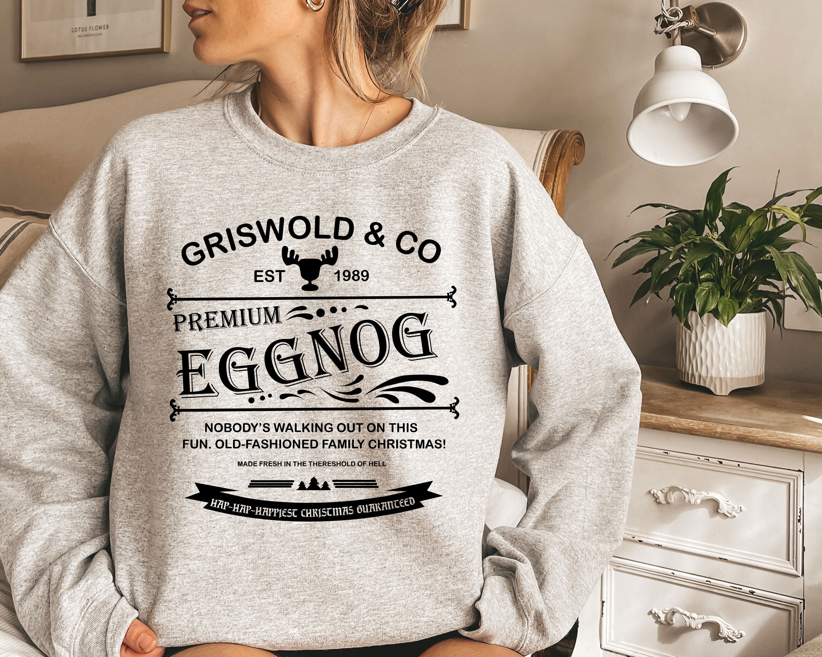 Griswold & Co Est 1989 Premium Eggnog Unisex Sweatshirt