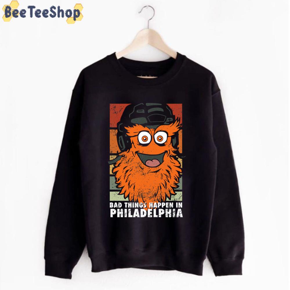 philadelphia Flyers Bad things happen in philadelphia T-shirt - Gritty Shop  