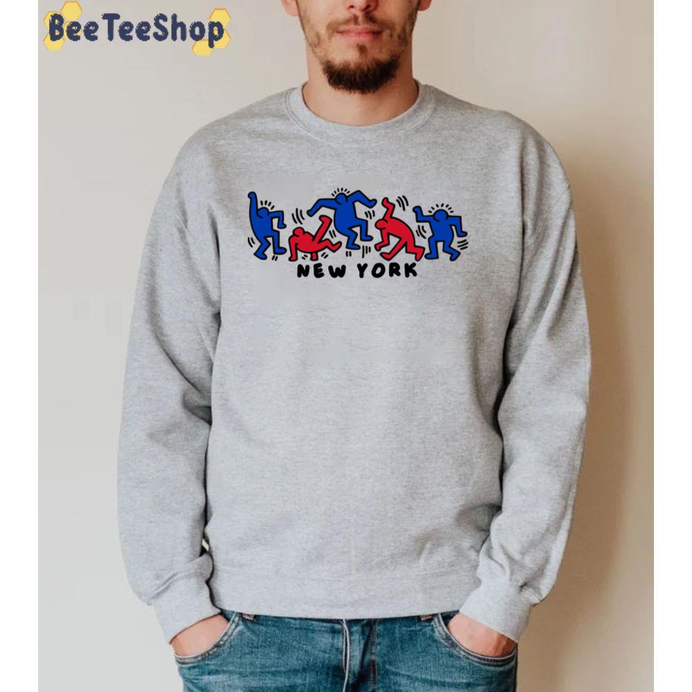 Groovy People New York Rangers Hockey Unisex Sweatshirt