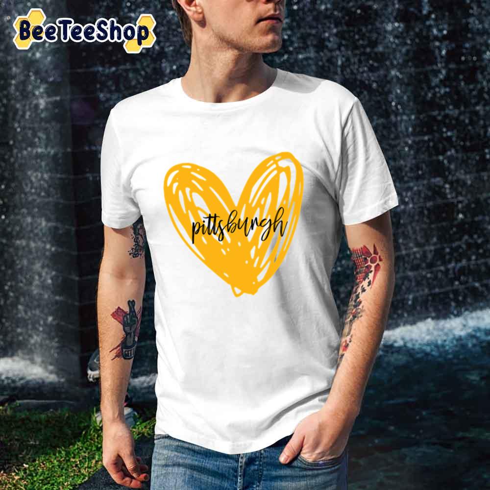 Heart Pittsburgh Penguins Hockey Unisex T-Shirt