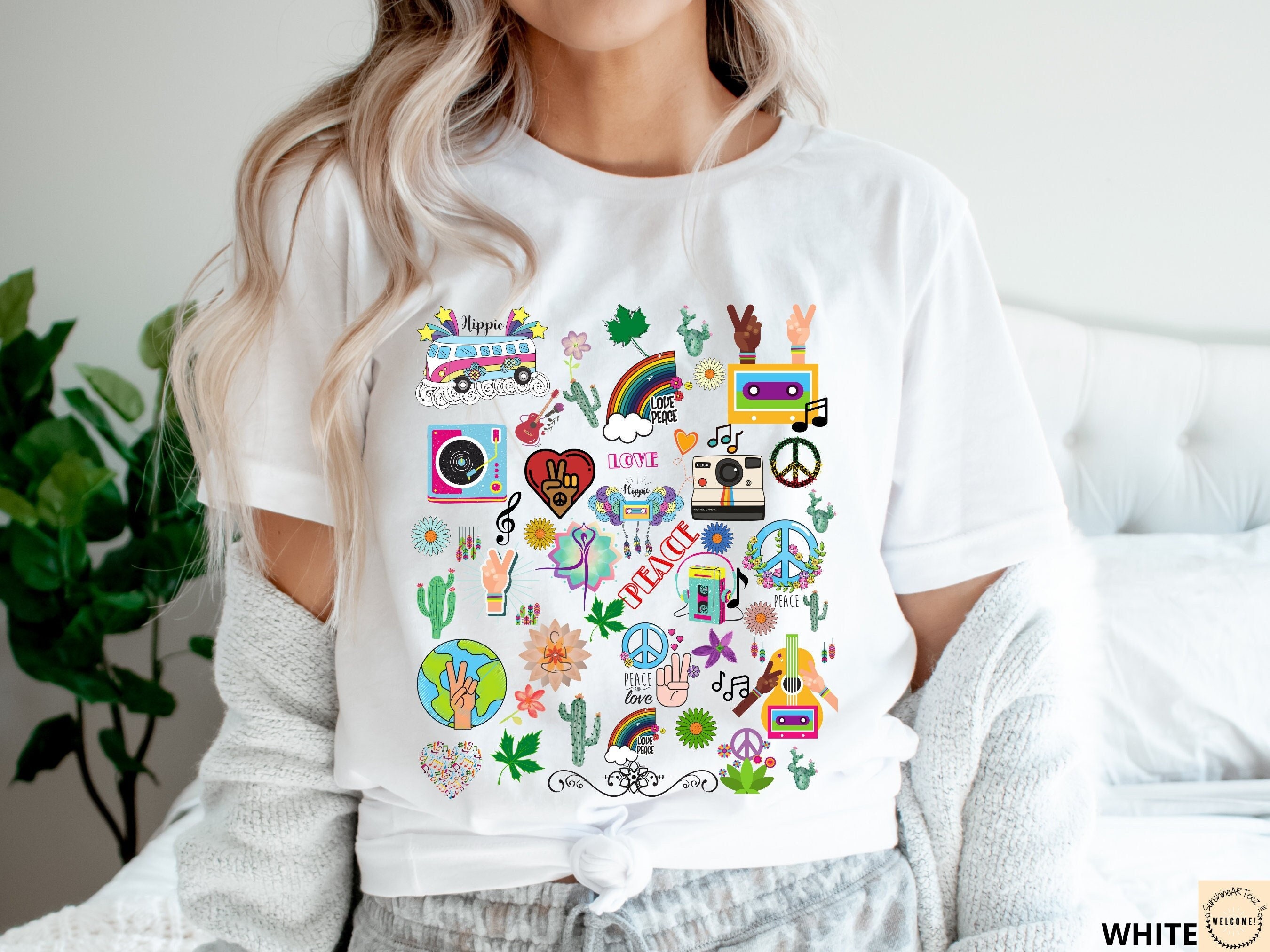 Hippie Soul Music Bundle Hippie Soul Music Lovers Unisex T-Shirt