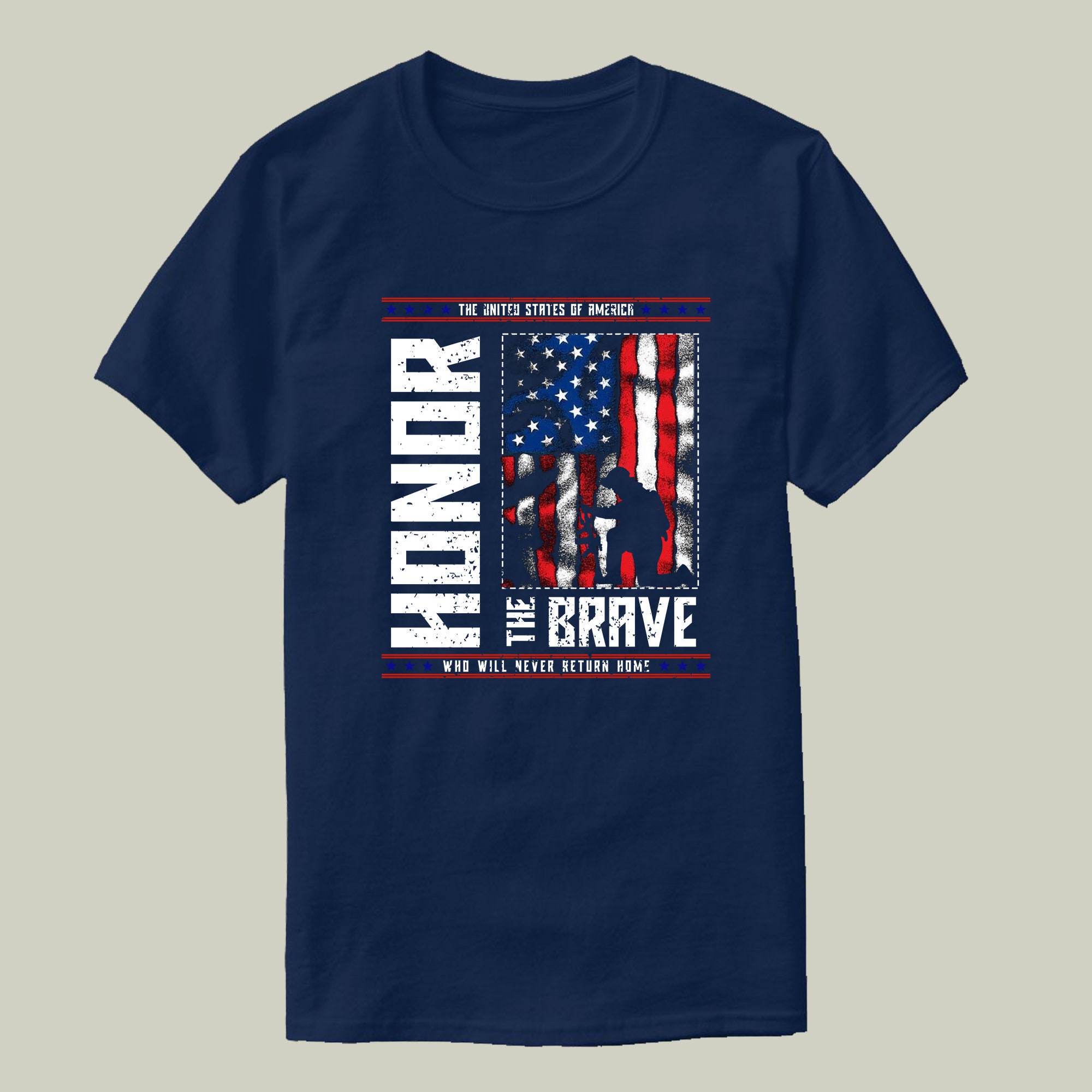 Honor The Brave United States Memorial Day Unisex T-Shirt