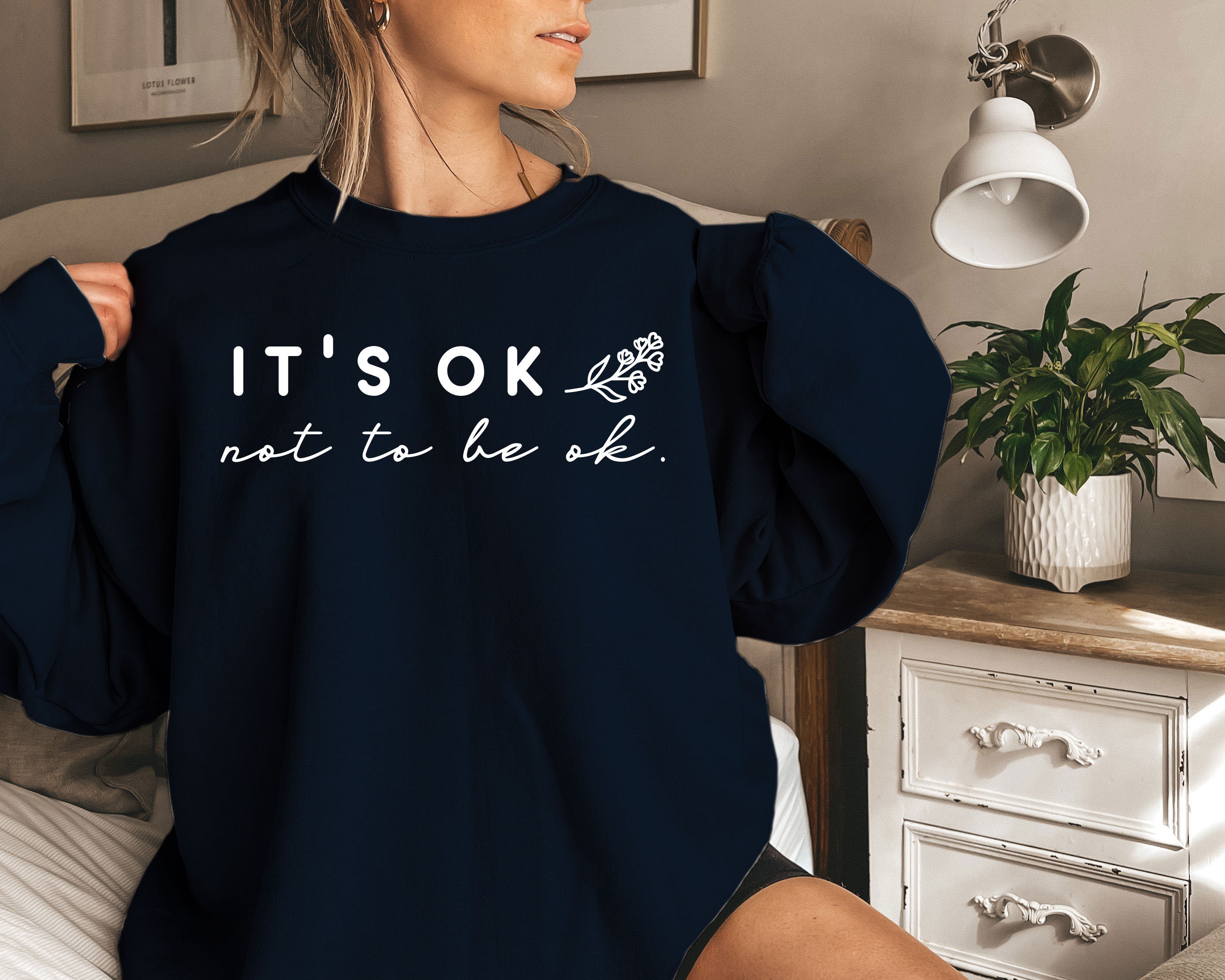 Horror Style It’s Ok Not To Be Ok Unisex Sweatshirt