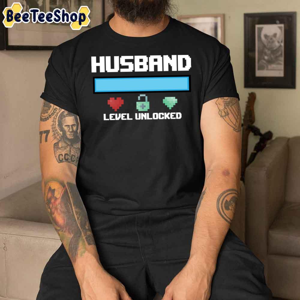 Husband Level Unlocked New Husband Gamer Unisex T-Shirt