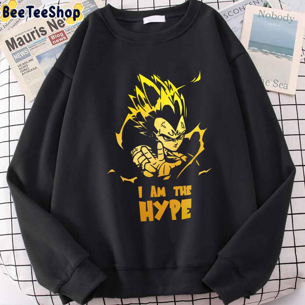 I Am The Hype Dragon Ball Vegeta Anime Unisex T-Shirt