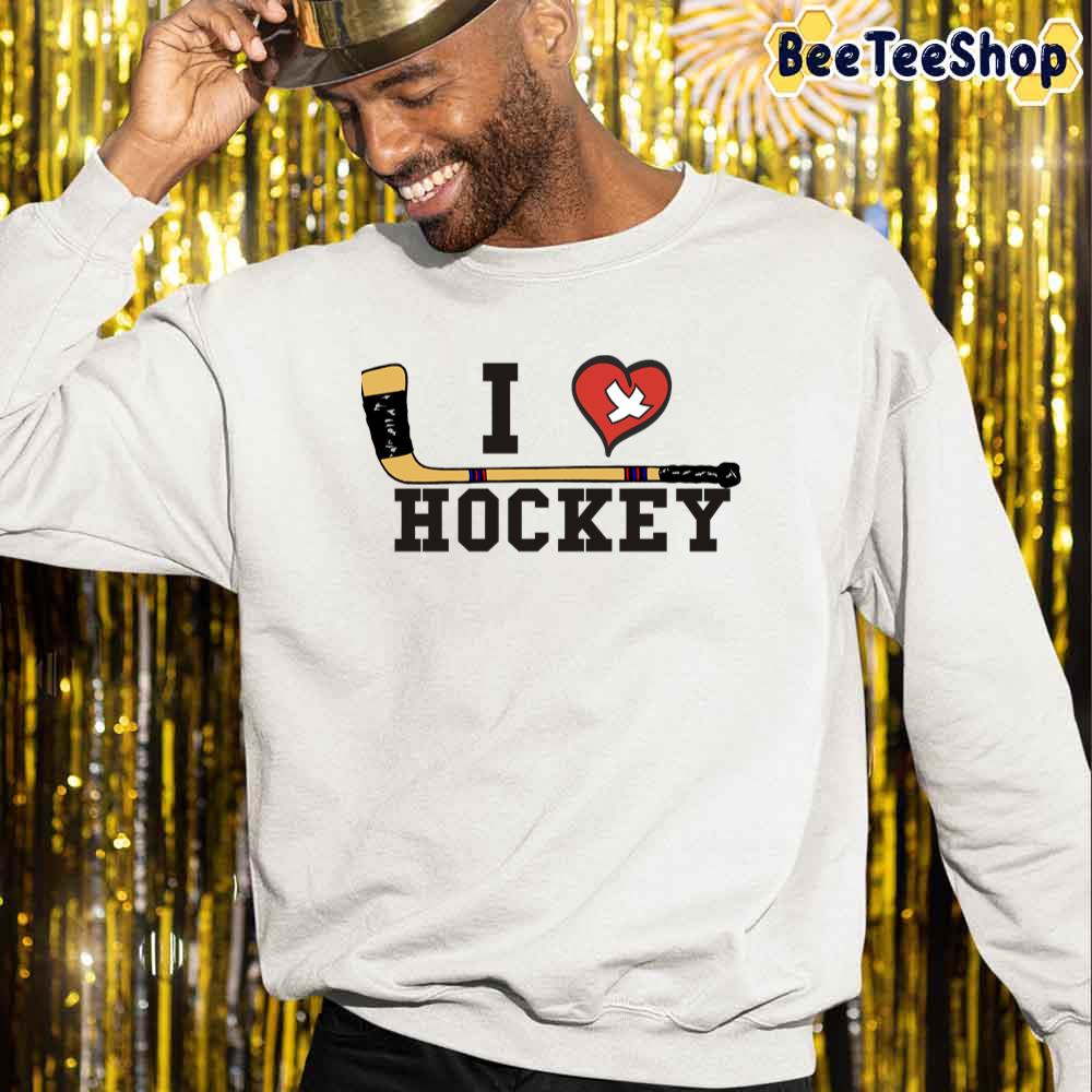 I Love Hockey Unisex Sweatshirt