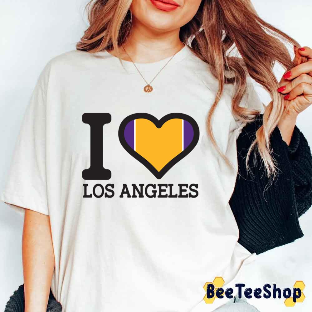 I Love Los Angeles Lakers Basketball Unisex T-Shirt