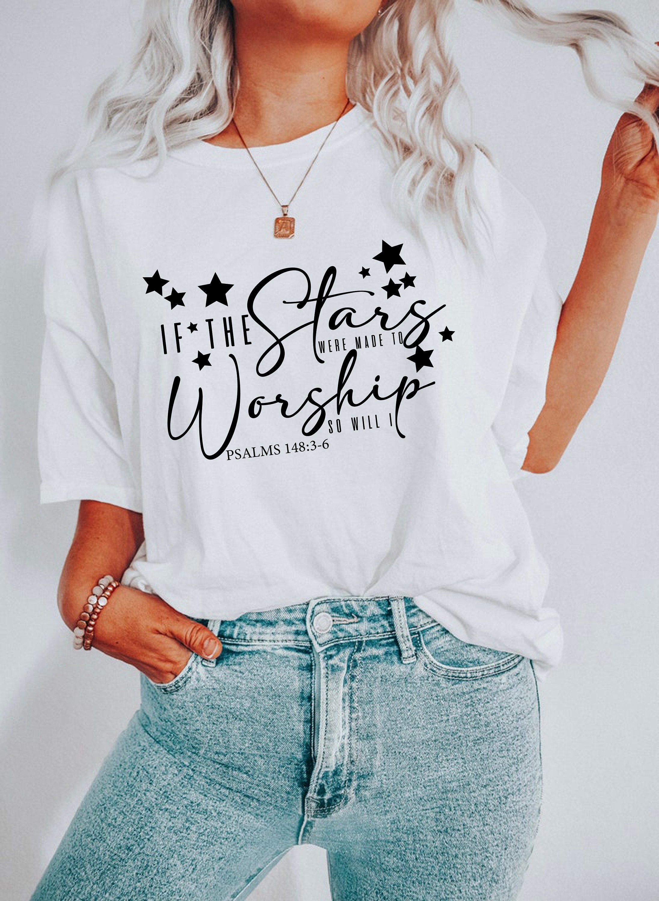 If The Stars Were Made To Worship So Will I Psalm 1483-6 Unisex Sweatshirt