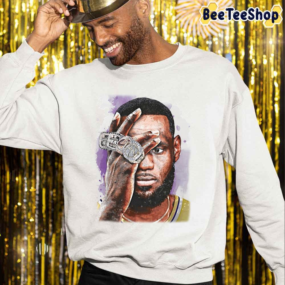 Illustration Lebron James Art Basketball Sport Unisex Sweatshirt