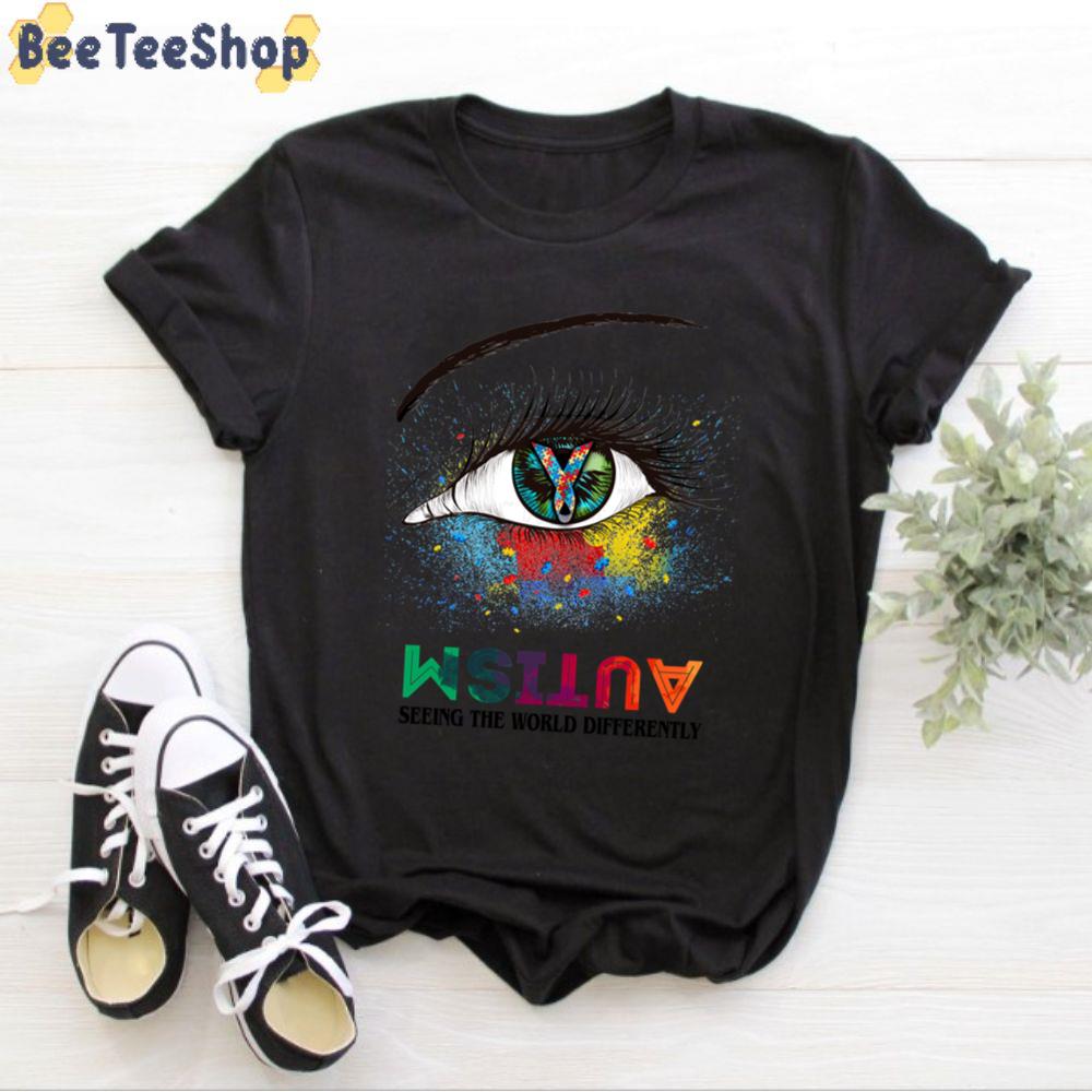 In My Eye Autism See The World Differently Unisex T-Shirt