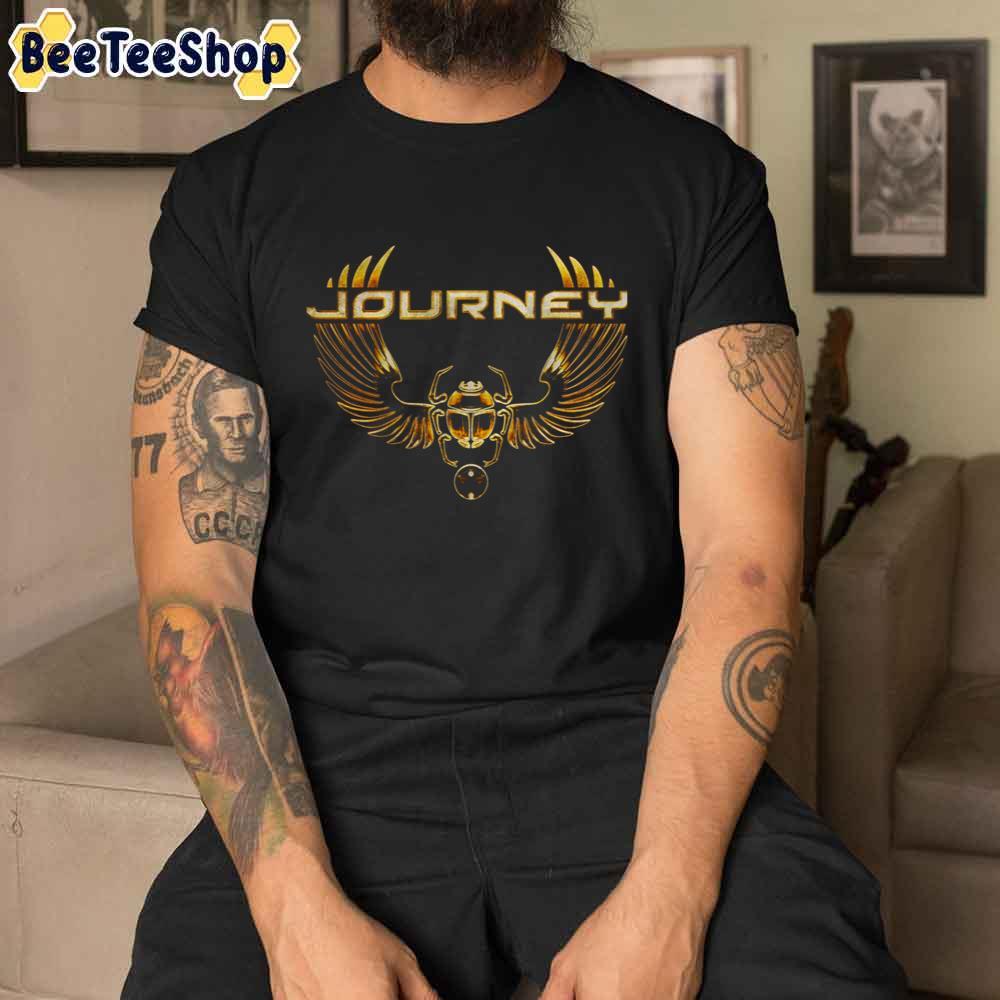 Infinity Golden Distressed Retro Vintage Journey Band Unisex T-Shirt