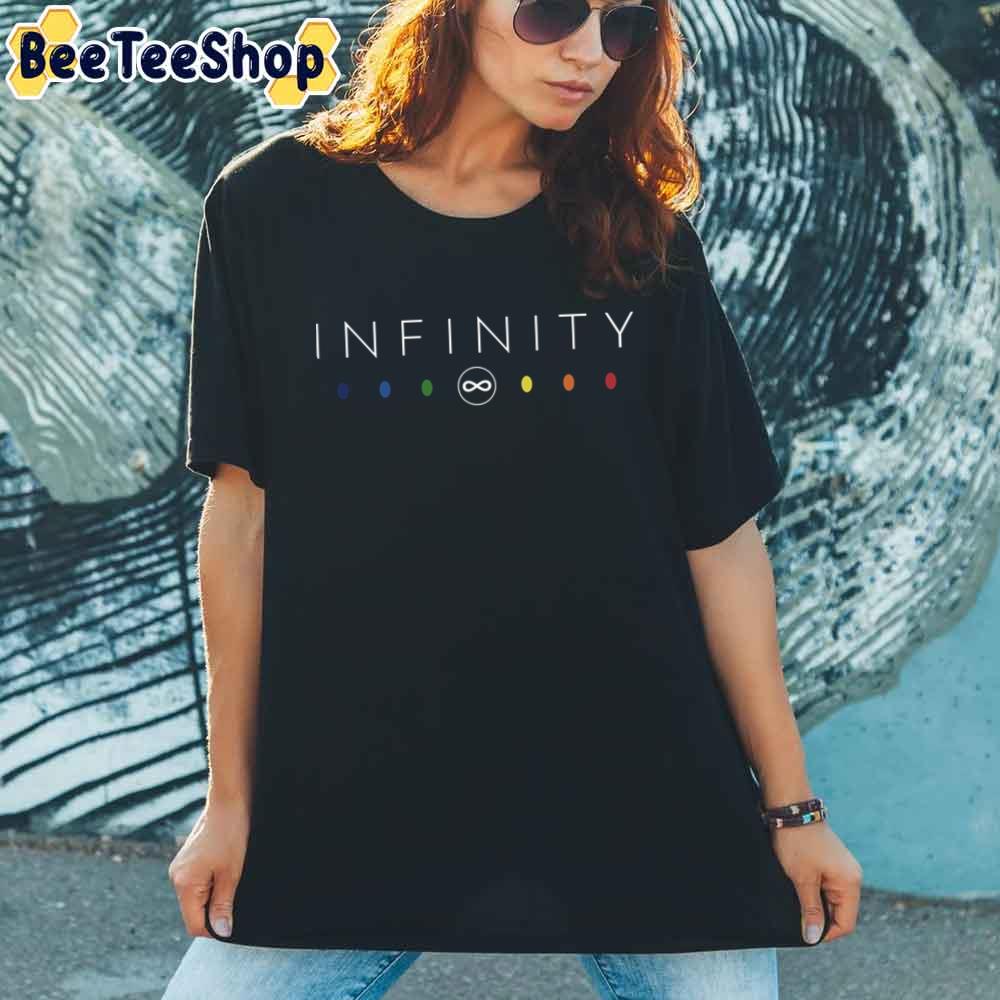 Infinity White Clean Unisex T-Shirt