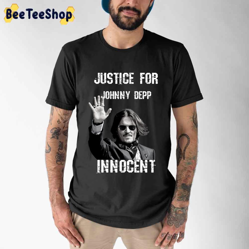 Innocent Justice For Johnny Depp Johnny Depp Unisex T-Shirt