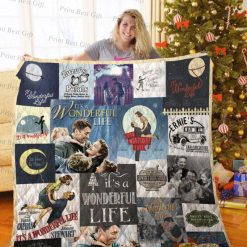 It’s A Wonderful Life Poster Quilt Blanket