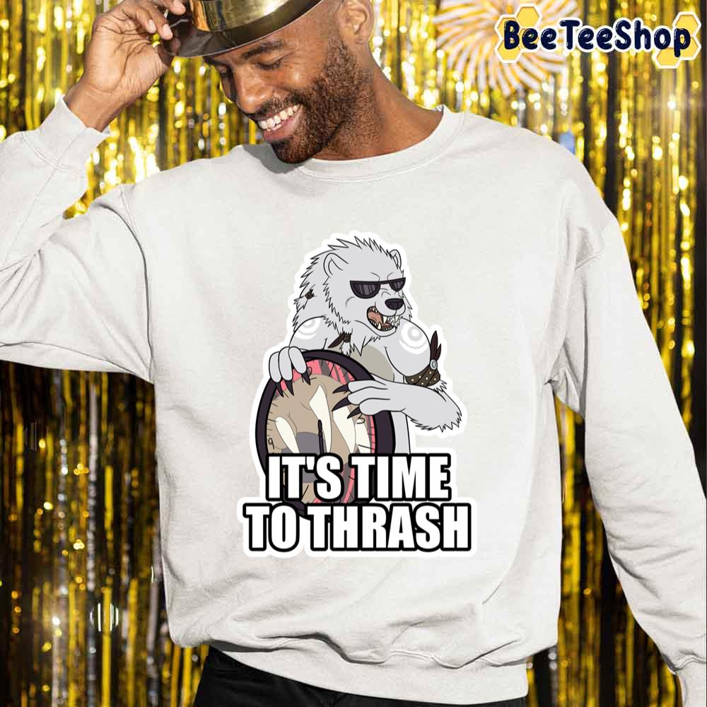 It’s Time To Thrash White Game Unisex Sweatshirt