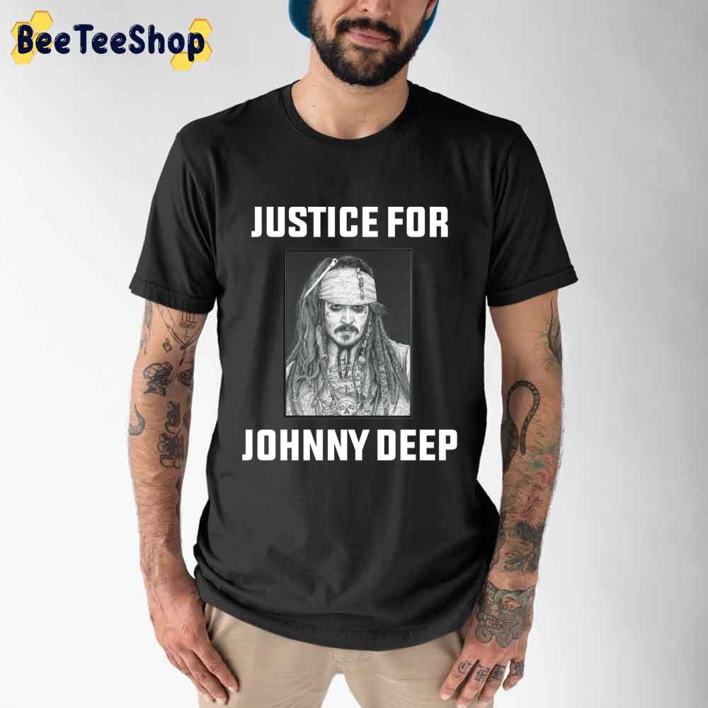 Jack Sparrow Justice For Johnny Depp Unisex T-Shirt