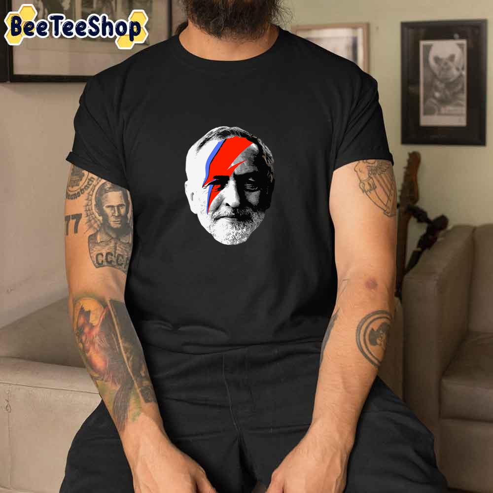 Jeremy Corbyn David Bowie Style Unisex T-Shirt