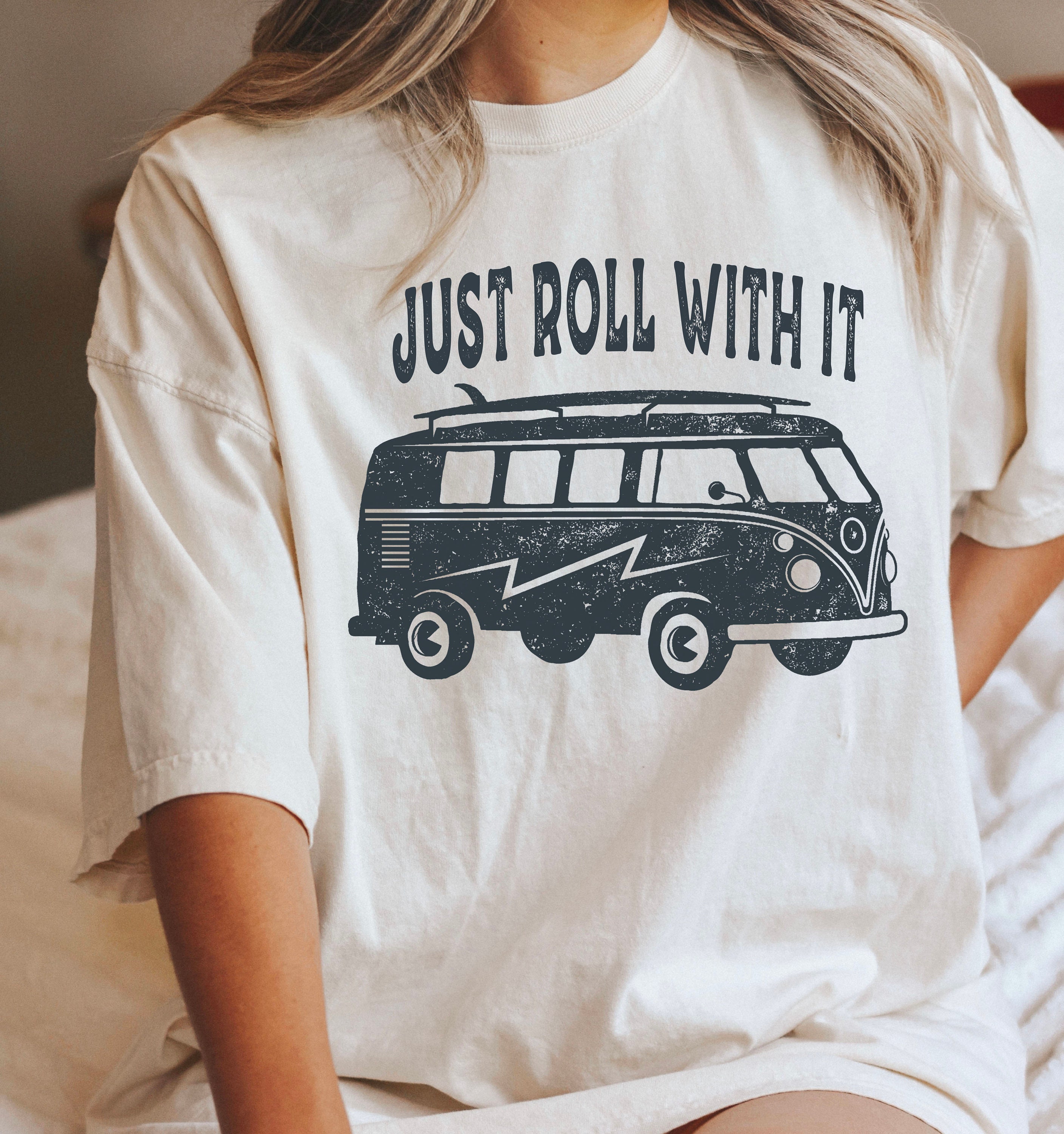 Just Roll With It Vintage 70s Unisex T-Shirt