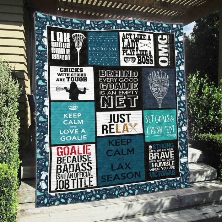 Lacrosse Keep Calm It’s Lax Season Quilt Blanket