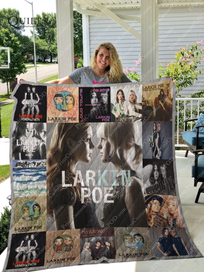 Larkin Poe Albums Quilt Blanket