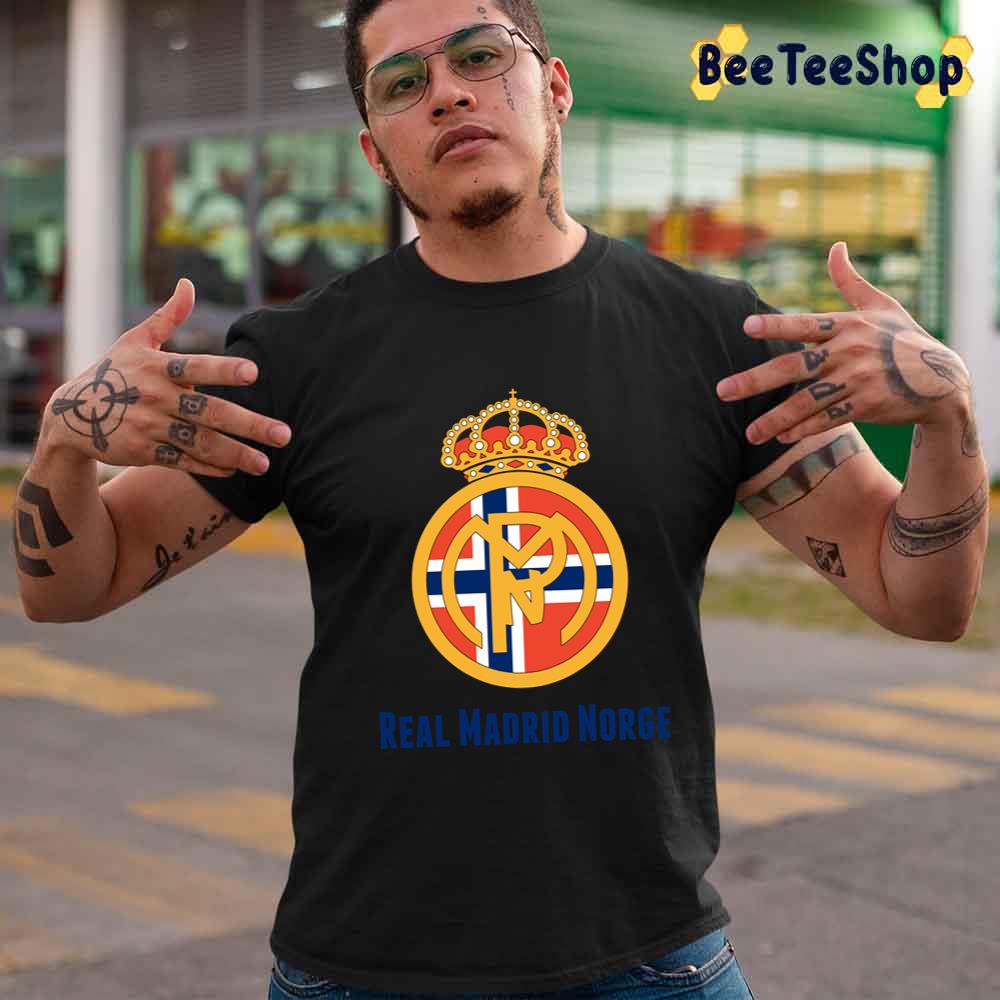 Logo Real Madrid Norge Football Unisex T-Shirt - Beeteeshop