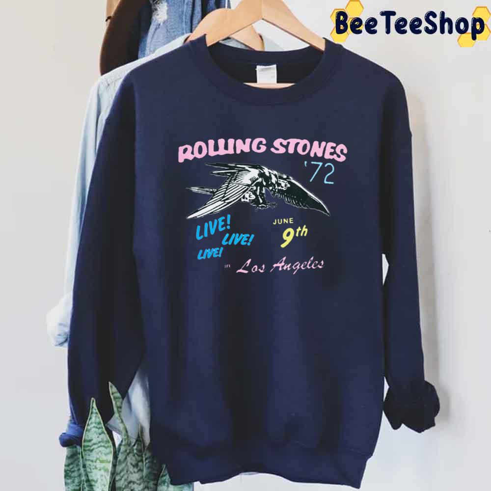 Los Angeles 72 Tour The Rolling Stone Rock And Roll Unisex Sweatshirt