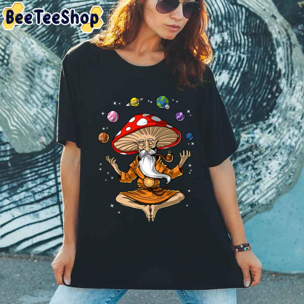 Magic Mushroom Buddha Unisex T-Shirt