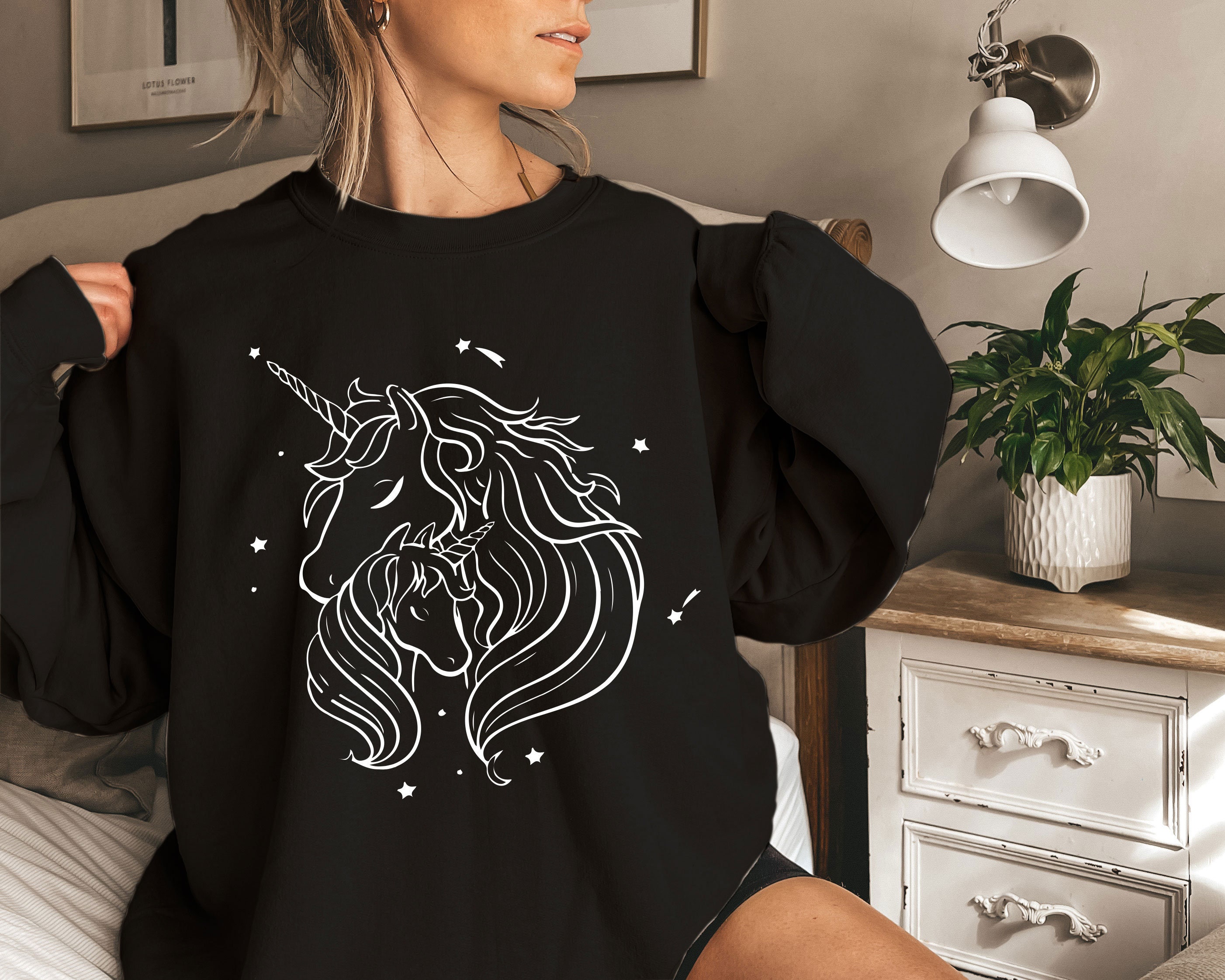 Mamacorn Mother And Daughter Unicorn Unisex T-Shirt