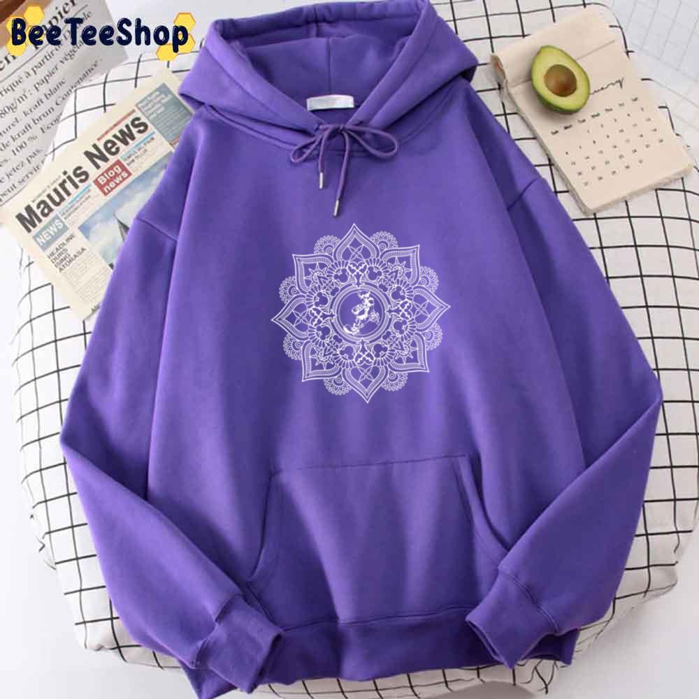 Mandala White Kingdom Hearts Game Unisex Hoodie