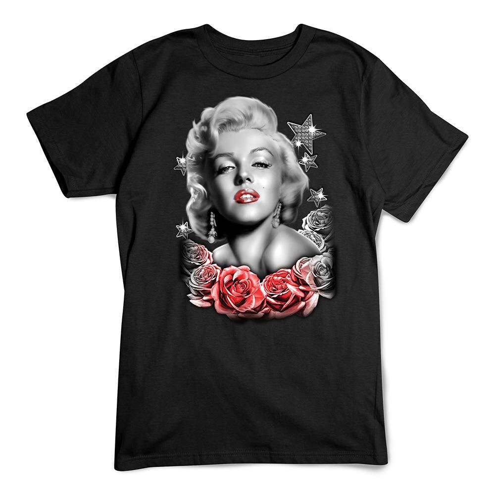 Marilyn Monroe Roses Unisex T-Shirt