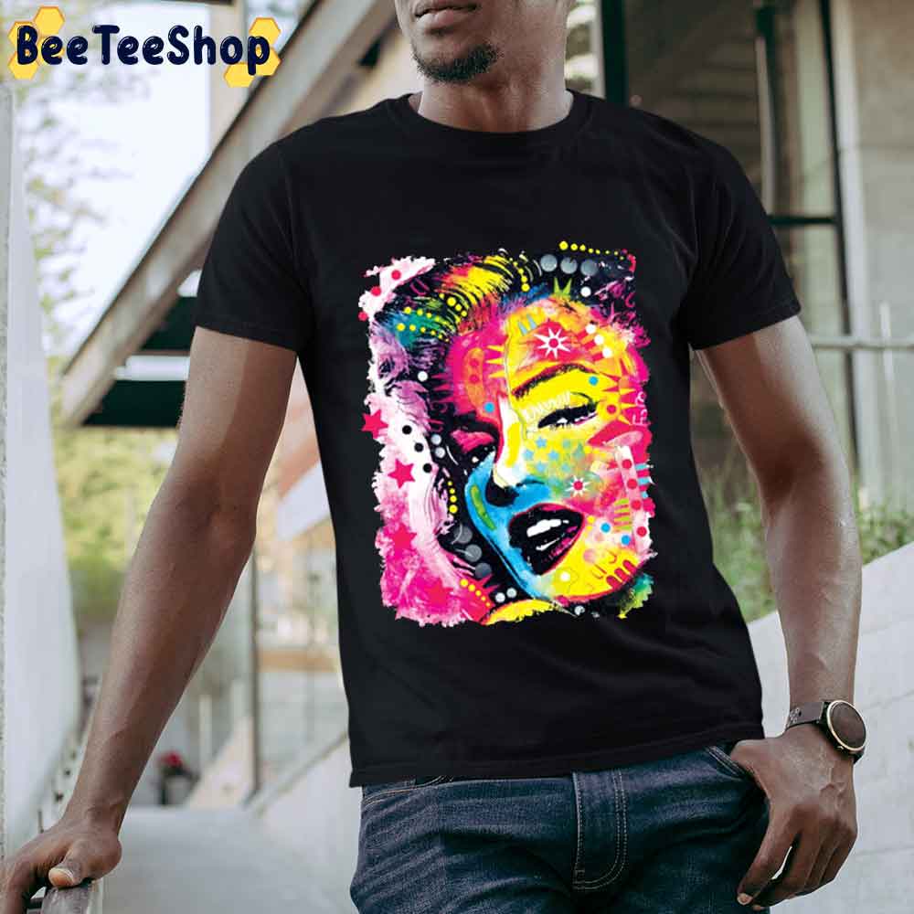 Marilyn Neon Pop Culture Unisex T-Shirt