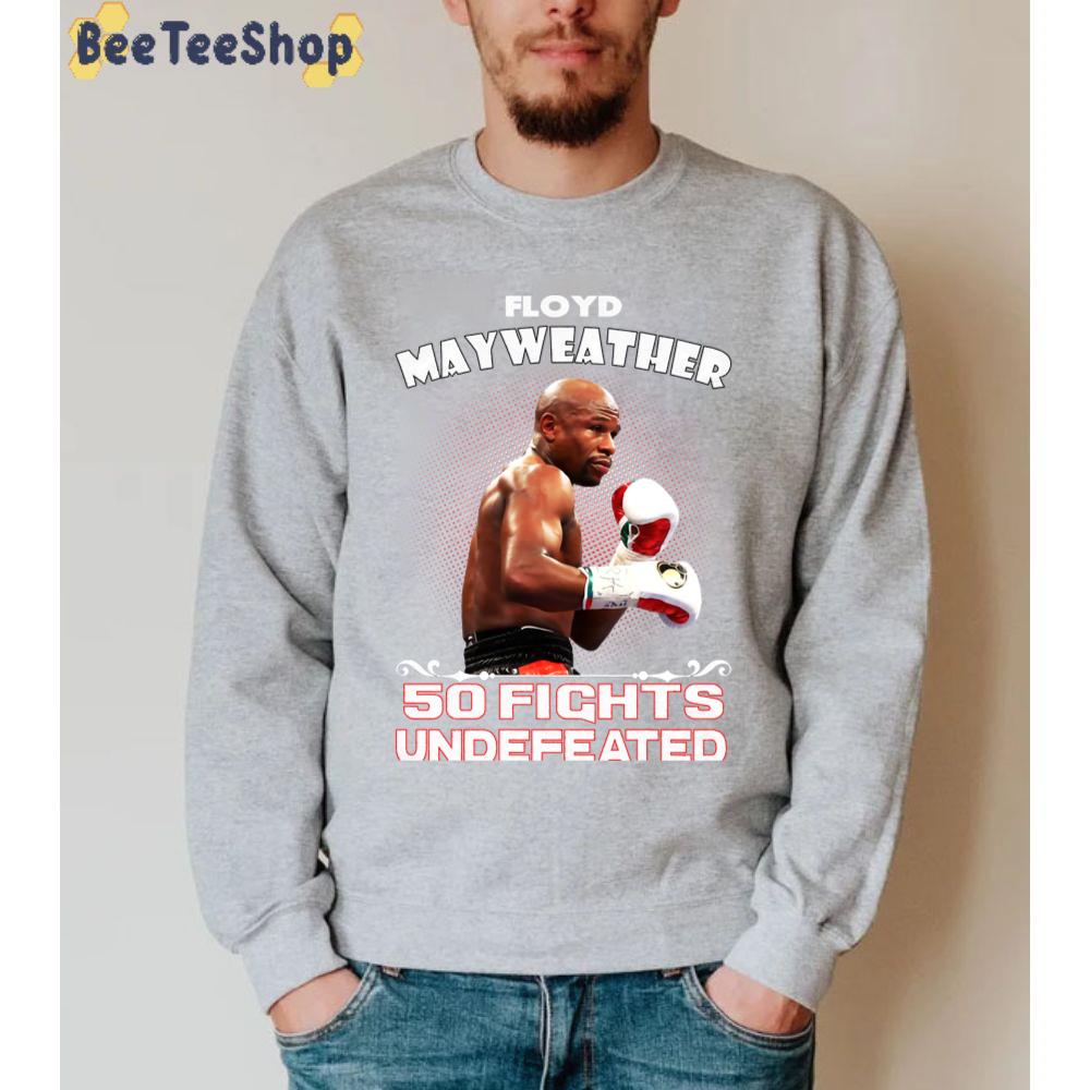 Mayweather 50 Fights Undefeated Boxing Unisex Sweatshirt