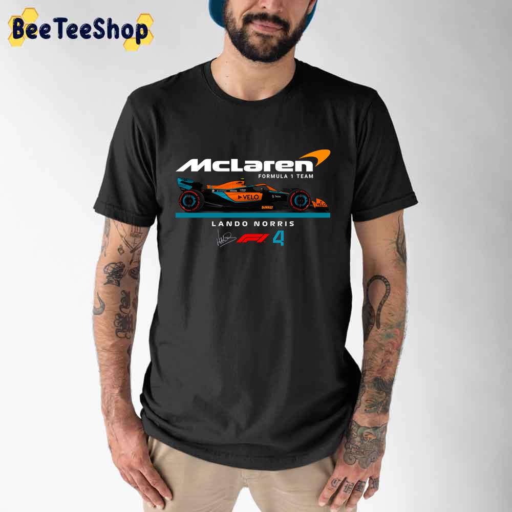 Mcl36 F1 2022 Mclaren F1 Team 2022 Lando Norris 4 F1 Logo Racing Unisex ...