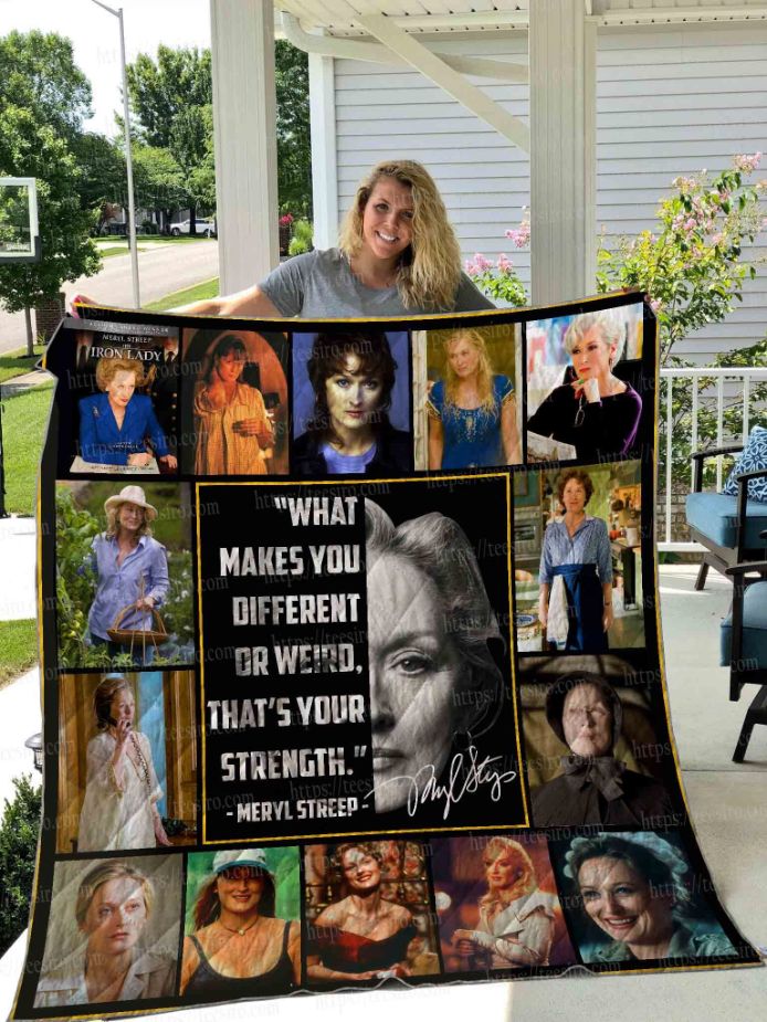 Meryl Streep Quilt Blanket