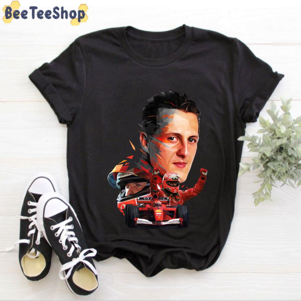 Michael Schumacher Low Poly Racing Unisex T-Shirt